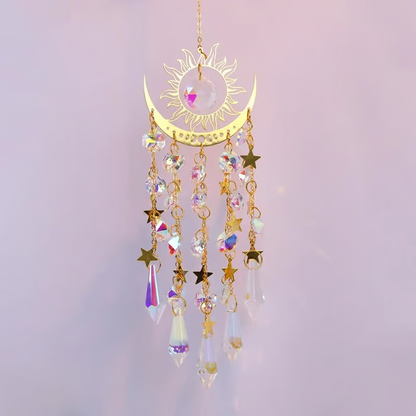 ✨Kristallen zonnevanger, binnen- en buitendecoratie voor raam, slaapkamer, binnenplaats, tuin☪️