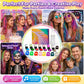 🌈✨ Tijdelijke haarkrijtset | 12 kleuren | Inclusief klemapplicators | Opbouwbaar & uitwasbaar | Geschikt voor lokken & highlights | 50% KORTING!