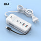 🎄⚡ ALTIJD 50% KORTING! Dit 66W Europese snellaadstopcontact met 2 PD + 2 USB en ingebouwde Type-C kabel laadt 4 apparaten tegelijk – nooit meer te weinig stopcontacten of losse kabels, veilig en compact!