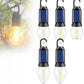 Zonne-energie tentverlichting, via USB oplaadbare LED-kampeerlantaarn