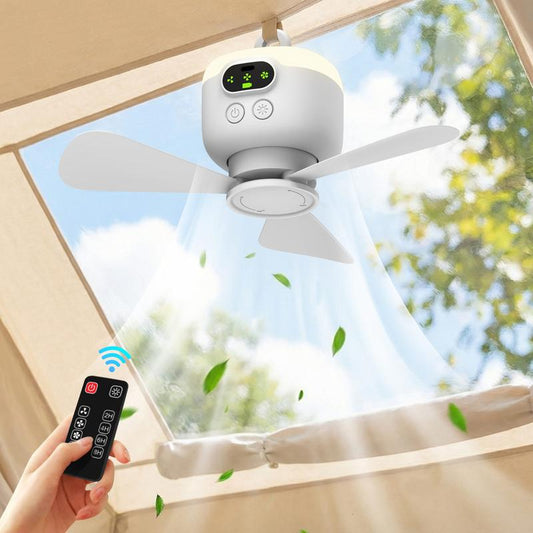 ⏰ Tijdelijke aanbieding: 50% KORTING op een oplaadbare plafondventilator met ledverlichting! 🌬️✨
