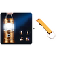 🔦☀️ Uitschuifbare kampeerlamp op zonne-energie – perfect voor kamperen en noodgevallen! ⛺🚨