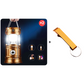 🔦☀️ Uitschuifbare kampeerlamp op zonne-energie – perfect voor kamperen en noodgevallen! ⛺🚨