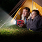 Multifunctionele draagbare noodradio op zonne-energie – powerbank, handzwengel en weerswaarschuwingen voor buitenactiviteiten en rampenparaatheid