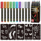 🎃🖌️ 50% KORTING! Stop met het knoeien met goedkope schmink! Deze markers blijven uren zitten, zijn huidvriendelijk en verdwijnen moeiteloos met water – klaar voor elk feestje.