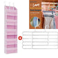 🚪✨ 50% UIT! Stop met het stapelen van troep in hoekjes! Deze 5-laags hangende organizer hangt achter elke deur of in elke kast, en ineens heb je een extra kast waar je niet eens voor hoeft te verbouwen!