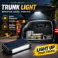 🔆🚗 Solar LED-kofferbaklamp | Automatische sensor | Draadloos & zonne-energie | 6 kleuren + noodmodus | 3 helderheidsstanden | 30 sec montage | 50% KORTING!