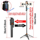 📸 Waarom een cameraman als je selfiestick je gezicht volgt? 180 cm, 360° draaibaar, ingebouwde camera en 2 invullampen – perfecte solo-opnames.