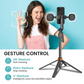 📸 Waarom een cameraman als je selfiestick je gezicht volgt? 180 cm, 360° draaibaar, ingebouwde camera en 2 invullampen – perfecte solo-opnames.