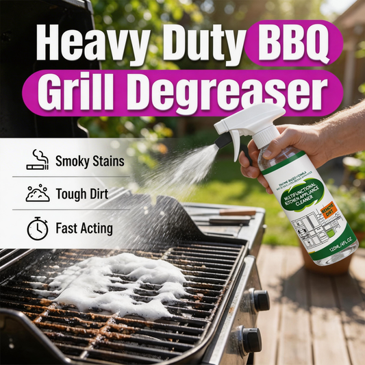 Snelwerkende krachtige ontvettingsspray voor barbecues