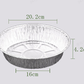Oliebestendige Aluminiumfolie Blikken Doos