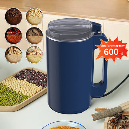 ☕ Nooit meer handmatig malen! Deze elektrische molen met RVS-messen maalt alles in een handomdraai – 600 ml, geluidsarm, met veiligheidsslot. Perfect voor koffie, kruiden en meer.
