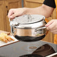 🔥 50+% KORTING + gratis verzending! Stop met gokken op de olietemperatuur! Deze RVS frituurpan met thermometer en oliefilterrek maakt je snacks perfect goudbruin en minder vet. Voor élk fornuis!