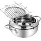 🔥 50+% KORTING + gratis verzending! Stop met gokken op de olietemperatuur! Deze RVS frituurpan met thermometer en oliefilterrek maakt je snacks perfect goudbruin en minder vet. Voor élk fornuis!