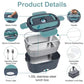 Draagbare Elektrische Lunch Box 60W - Auto & Thuis Verwarmde Lunchbox 1,5L