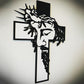 🎄Kerstdeal ALTIJD 50% KORTING! ✝️Jezus Kruis Metaal Muurkunst - Spirituele Sereniteit & Stylische Huisdecoratie Met Betekenis