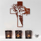🎄Kerstdeal ALTIJD 50% KORTING! ✝️Jezus Kruis Metaal Muurkunst - Spirituele Sereniteit & Stylische Huisdecoratie Met Betekenis