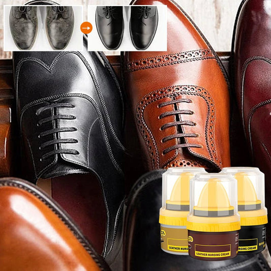 👞✨ 50% KORTING! Alsof je een toverpotje hebt dat elke kras en dof plekje in spiegelglans verandert! Smeer, poets, en je schoenen staren je weer als nieuw aan.