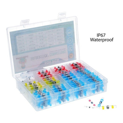 ⚡💧 Solderen zonder bout, waterdicht in 10 seconden! Dé draadconnector-set voor elke klus – auto, boot, caravan