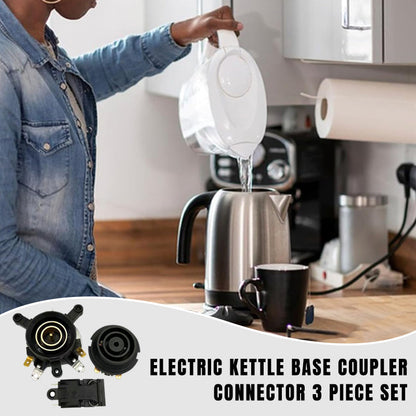 ⚡😤 1+1 GRATIS! Waterkoker kapot? Weggooien voelt zonde – en een nieuwe kopen is helemaal niet nodig! Dé 3-delige connector set met 360° thermostaat & automatische uitschakeling laat je waterkoker weer werken. Twee sets voor de prijs van één!