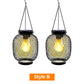 💡BEPERKTE KORTING 50% UIT🌟Retro metalen lantaarns op zonne-energie