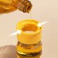Siliconen olieborstel met glazen fles