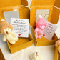 Handgemaakte Mini Pluche Teddybeer in Doos