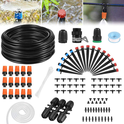 Tuin automatische micro-irrigatieslangenkits, waterbesparende sproeier