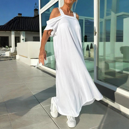 Casual Maxi Cold-shoulderjurk voor Dames