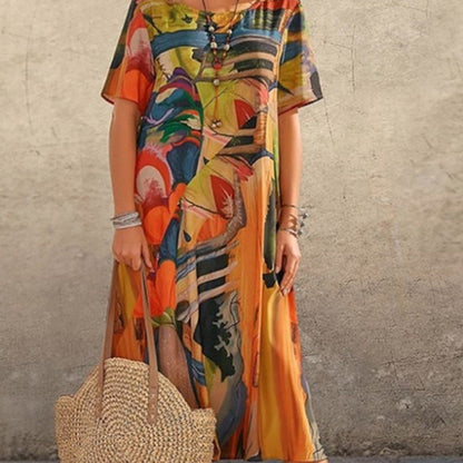 ⏳Tijdelijke aanbieding⏰Tropical Breeze-jurk