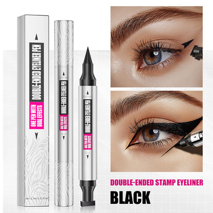 ✨Perfecte winged eyeliner met stempel – voor symmetrische cateyes in een oogwenk!👁️