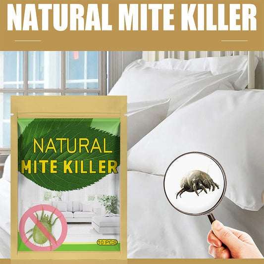 🏠✨ 50% KORTING! Plaats het in je kussen, kast of bank, en het jaagt mijten weg met pure plantenkracht. Geen chemicaliën, geen gedoe – alleen een frisse, schone nachtrust.
