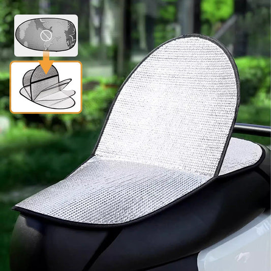 ☀️🏍️ Zeg vaarwel tegen schroeiende billen! Universele UV-beschermende motorzadelhoes – koel, comfortabel & altijd beschermd!