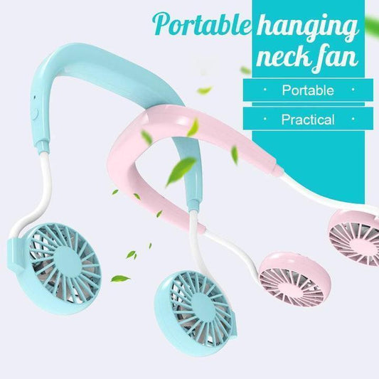 ❄️🌀 50% KORTING! Alsof je twee wervelstormen om je nek hebt hangen! Deze draagbare nekventilator blaast 360° koude lucht langs je gezicht – handenvrij, fluisterstil, en hij blijft het 12 uur volhouden!