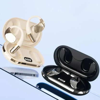 Draadloze open oorknoppen met LED-display