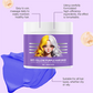 Anti-gele paarse haarmaske