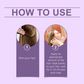 Anti-gele paarse haarmaske