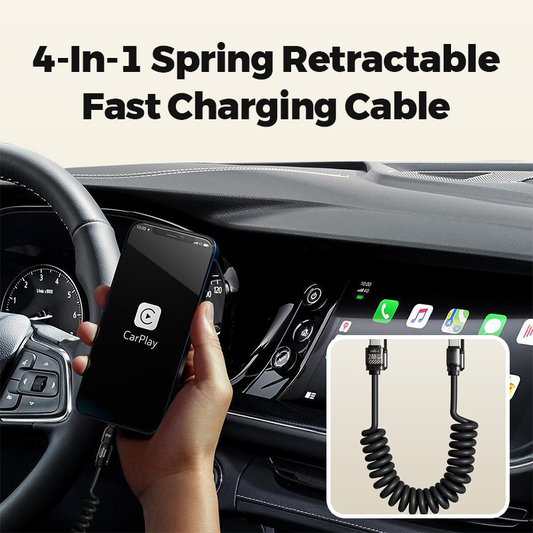 🐙⚡ 50% KORTING! Vier koppen, 240 watt, nylon pantser en hij schiet 2 meter uit! Deze 4-in-1 veer-kabel laadt álles wat je bezit – van iPhone tot MacBook – terwijl de rest van je kabels jaloers toekijkt!