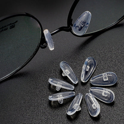 Antislip siliconen neuspads voor brillen