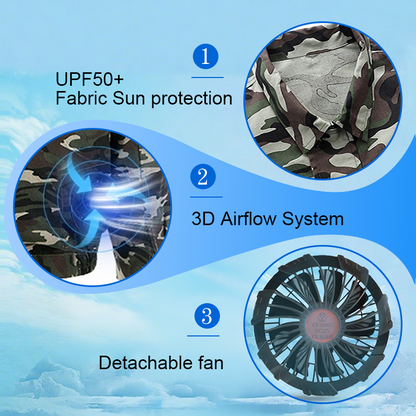 👕❄️ 50% KORTING! Alsof je een airco in je jas hebt genaaid die zweet en hitte wegblaast! Deze outdoor koeljas met ingebouwde ventilatoren verlaagt je lichaamstemperatuur met 10°C – geen zweterige rug meer, alleen pure verkoeling!