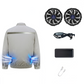 Men's Cooling Outdoor Jacket with Built-in Fans