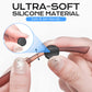 Ronde dubbel-gaats Silicone Antislip Eyeglass Oorgrepen