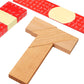 Houten T-vormig educatief puzzelspel