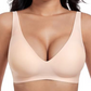 💕 Jelly draadloze bh voor vrouwen – comfortabele, naadloze push-up bralette, ideaal als dagelijkse top of onderkleding met diepe V-hals