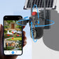 Drie-lens Zonne-energie 360° Domecamera