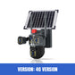 Drie-lens Zonne-energie 360° Domecamera