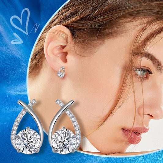 Stijlvolle S925 zilveren zirkonium oorbellen set voor een week (6 paar) - Leuk cadeau