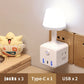 🎁✨Hot sale🔥Afstandsbedienbare LED-lamp met USB-adapter