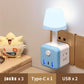 🎁✨Hot sale🔥Afstandsbedienbare LED-lamp met USB-adapter