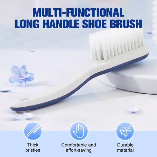 Multifunctionele schoenborstel met lange steel
